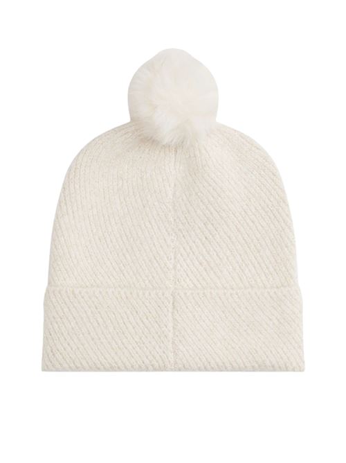 Cappellino con pompon in misto lana/alpaca Tommy Hilfiger | AW0AW17855YA8